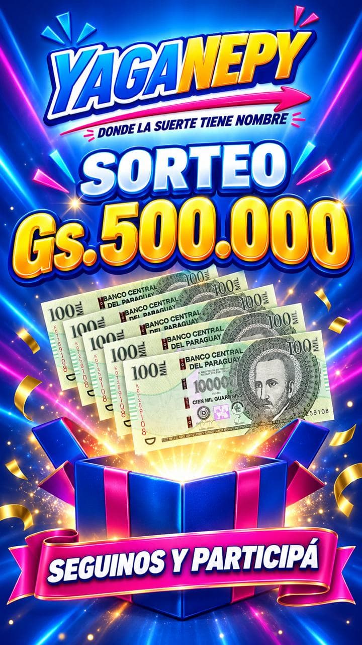 💶🍀 *500.000 Guaranies en Premio* - Proba y Gana 🍀 💶